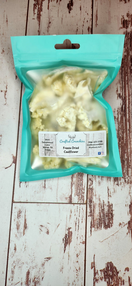 Freeze Dried Cauliflower- 5x8 Size