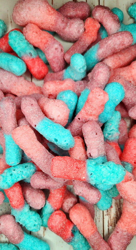 Freeze Dried Gummy Worms- 5x8 STANDARD Size