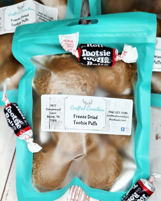 Freeze Dried Tootsie Puffs- 4x6 STANDARD Size