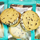 Freeze Dried Chocolate Chip Cookie Fudge Ribbon Ice Cream Sandwich