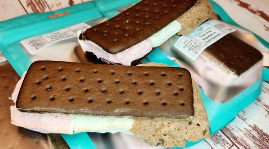 Freeze Dried Neapolitan Ice Cream Sandwich