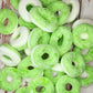 Freeze Dried Green Apple Rings- 5x8 STANDARD Size