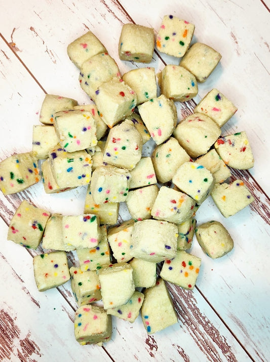 Freeze Dried Birthday Cake Cookie Dough- 4x6 STANDARD Size